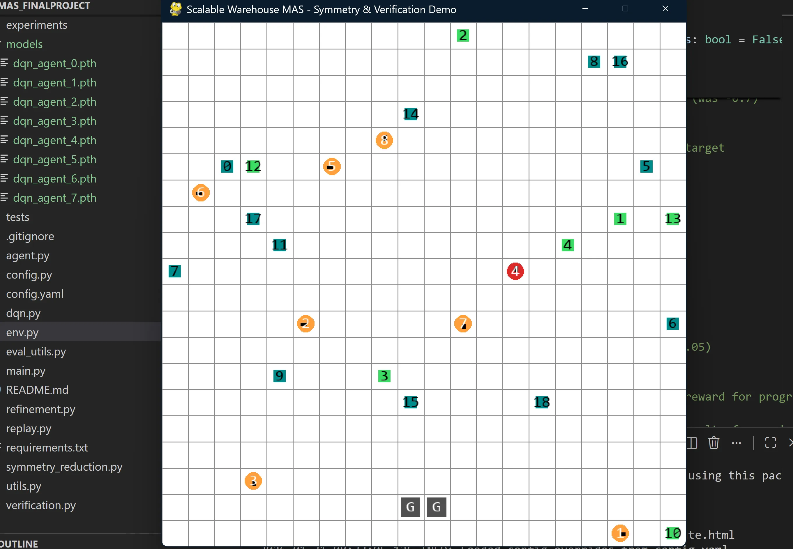 A screenshot of Multi-Agent-System