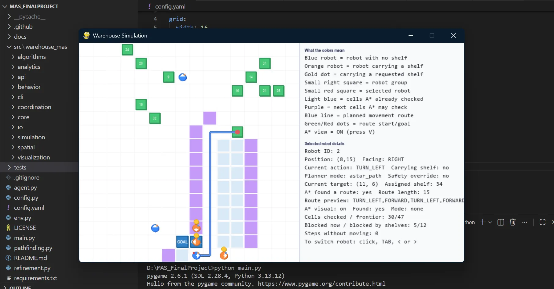 A screenshot of Multi-Agent-System