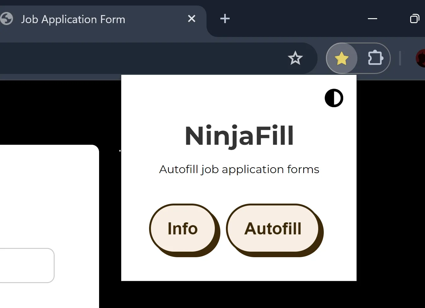 A screenshot of NinjaFill