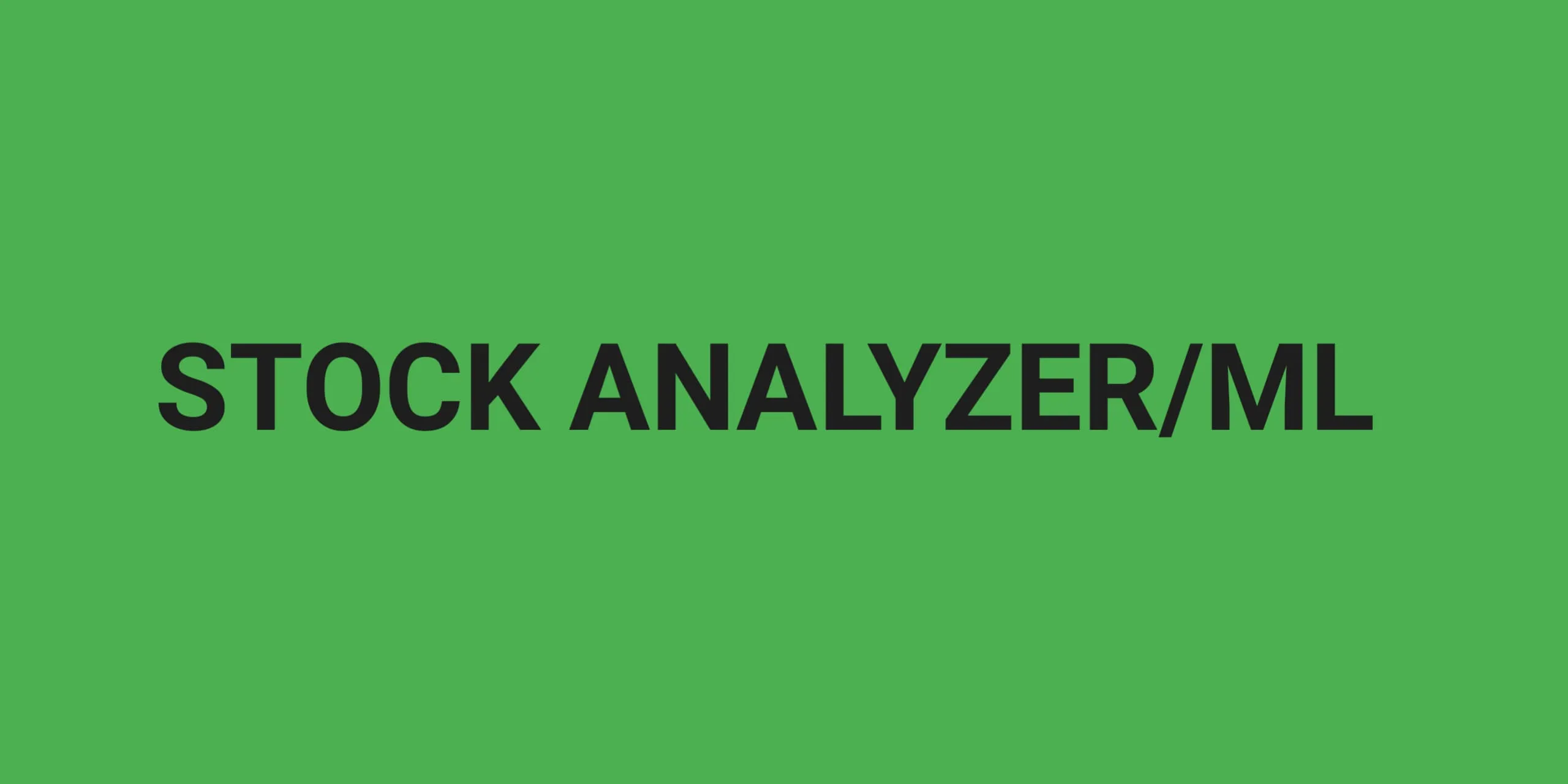 A screenshot of Stock-Analyzer